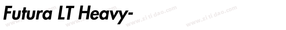 Futura LT Heavy字体转换